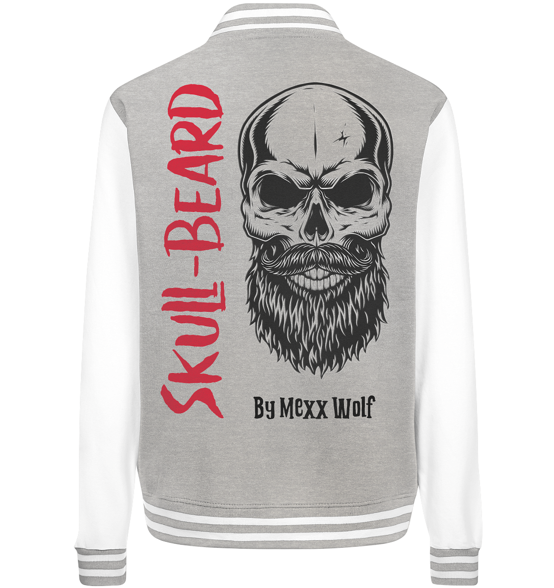 Skull-Beard by MexxWolf - College Jacket