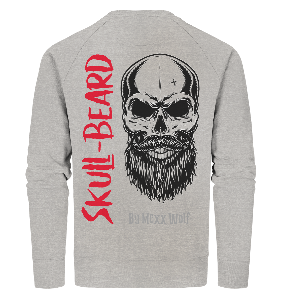 Skull-Beard by MW - Organic Sweatshirt