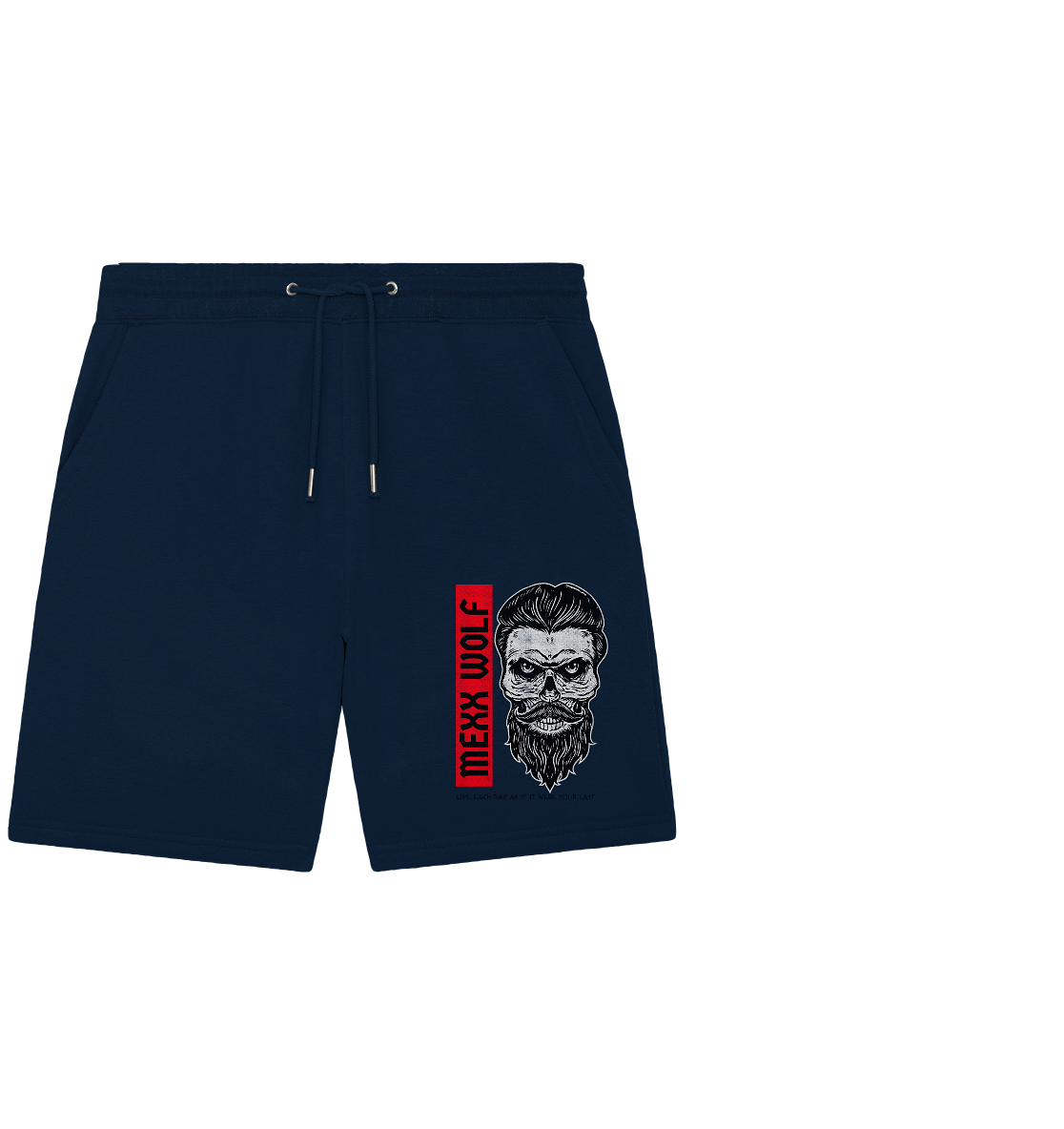 MW Skull (Schwarz) - Organic Jogger Shorts